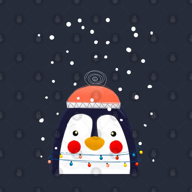 Christmas Penguin by showmemars