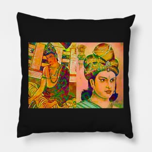 Chandragupta Maurya and Ashoka Maurya Pillow