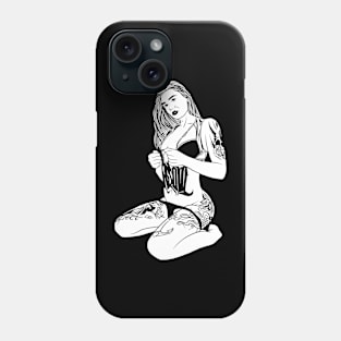 The Girl With Tattoo Phone Case