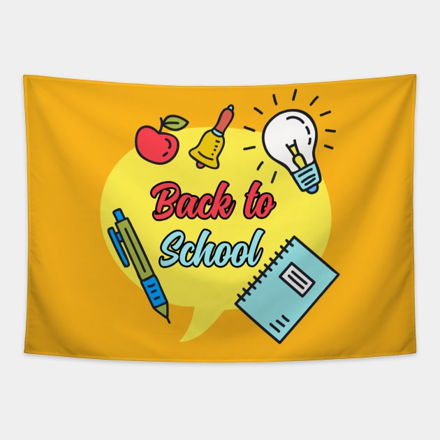 Back to School Design Tapestry by vladocar