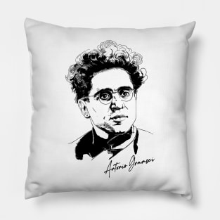 Antonio Gramsci - Retro Design Pillow