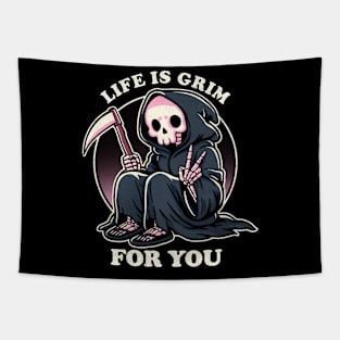 Life is grim Tapestry