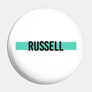 George Russell Driver Name - 2022 Season #4 Pin