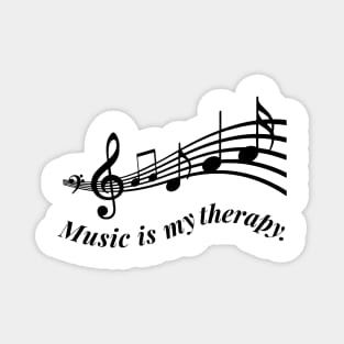 Music is My Therapy Magnet