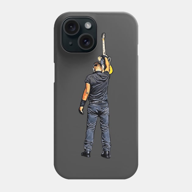 Bruce Springsteen [Silhouette] Phone Case by 3 Guys and a Flick