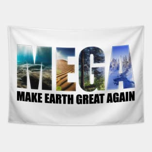 Make Earth Great Again (environments) Tapestry