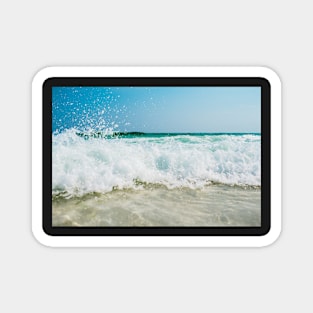 Ocean Waves on the Beach Magnet