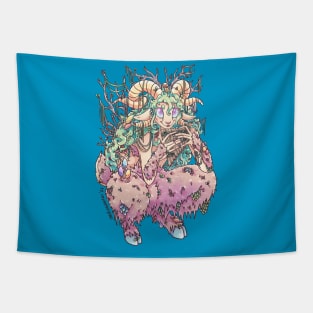 Pastel Faun Tapestry