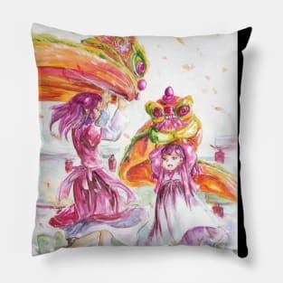 Spring in New Year Pillow