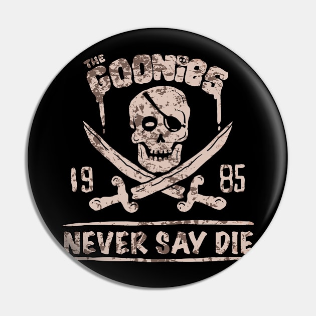 THE GOONIES LOGO GRUNGE Pin by Tee Trends