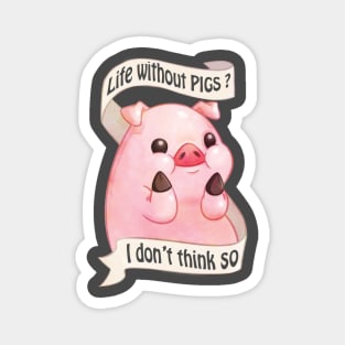 Cute Pink Pig Design. Magnet