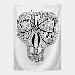 Skull Fly Tapestry