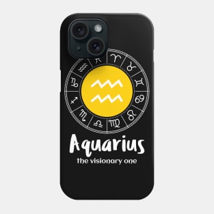 Aquarius The Visionary One Phone Case
