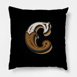 Alphabet "C" Pillow