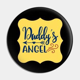 Daddy's Angel Pin