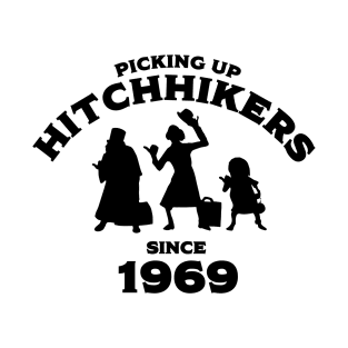 Hitchhikers Since 1969 (DL Version) - Black T-Shirt