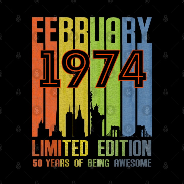 February 1974 50 Years Of Being Awesome Limited Edition by TATTOO project