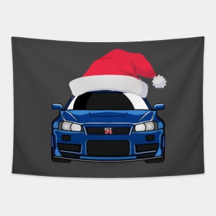 Merry Christmas { Skyline GTR R34 } Tapestry