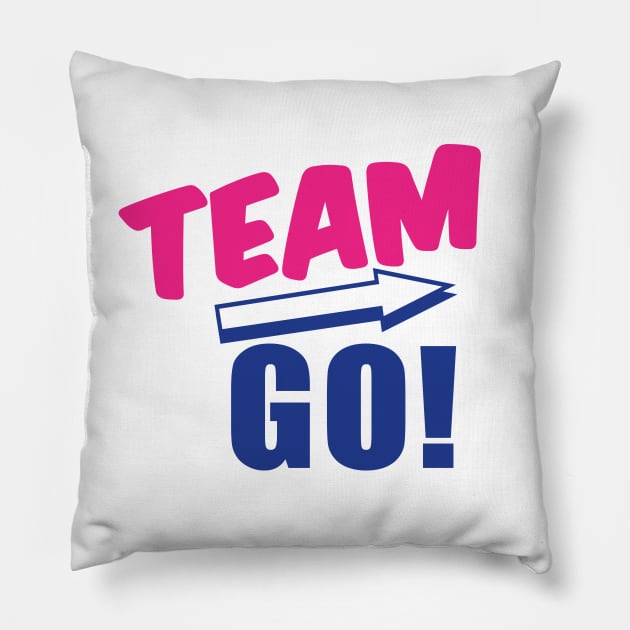 Team Go! Pillow by tvshirts