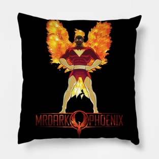 MrDarkPhoenix Red and Gold Pillow