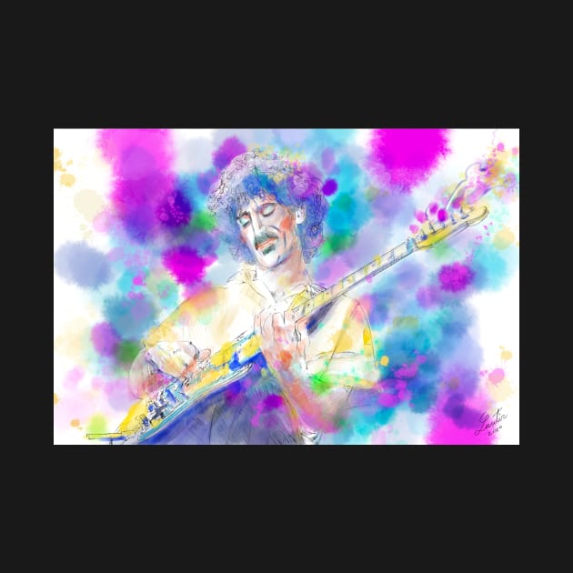 FRANK ZAPPA watercolor portrait.1 by lautir