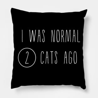 Funny Cat Owners Gift Pillow