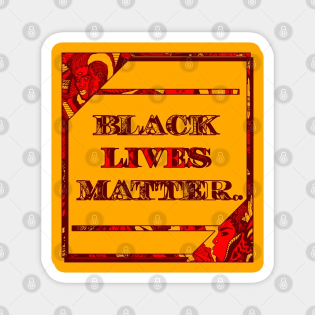 Orad Black Lives Matter Period Magnet by kenallouis