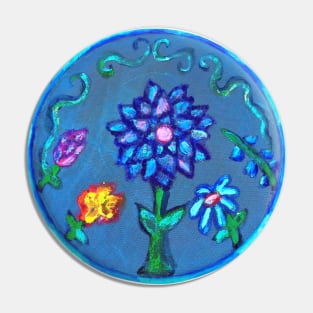 Garden Spring Florals in Bloom Pin