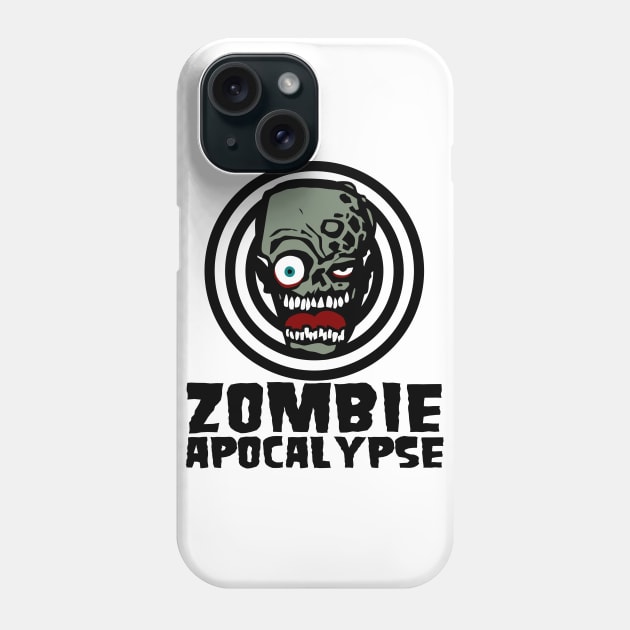 Zombie Apocalypse Phone Case by DavesTees