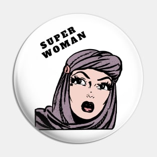 Super woman Pin