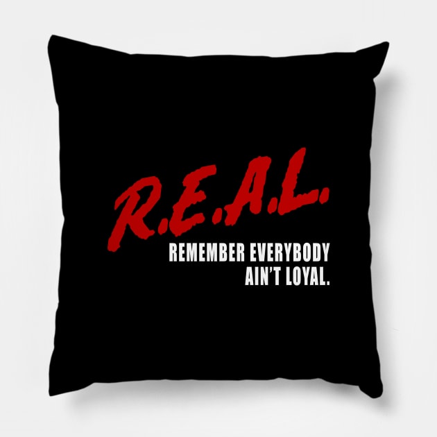 REAL 2 Pillow by undergroundART