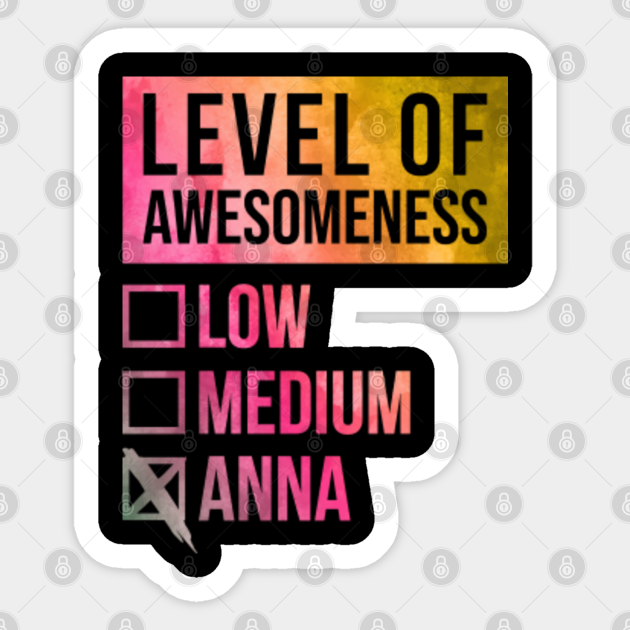 Anna Name - Anna Name - Sticker