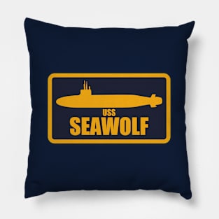 USS Seawolf Patch Pillow