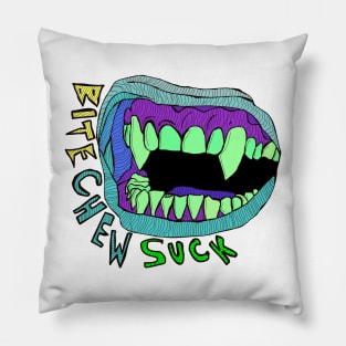 Bite... Chew... Sucks! Pillow