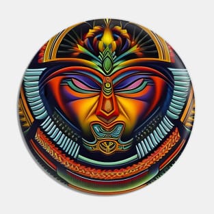 New World Gods (3) - Mesoamerican Inspired Psychedelic Art Pin