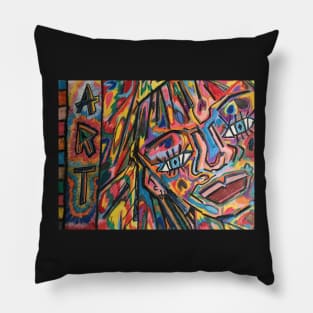 Artfully color of the world Pillow