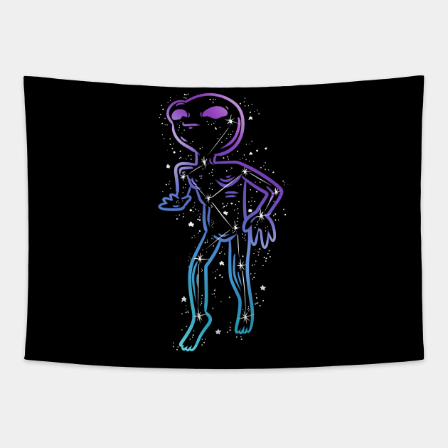 Marcianito 100% real no fake constellation Tapestry by absolemstudio