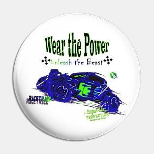 Wear the Power Unleash the Beast Monster car track for boy and girl Pin