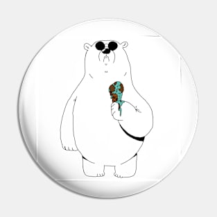 Polar bear (global warming) Pin