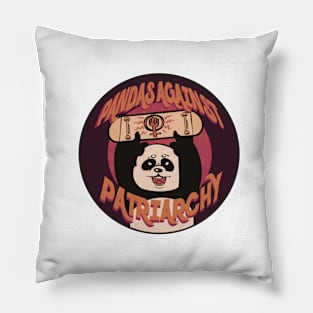 Pandas against patriarchy Pillow