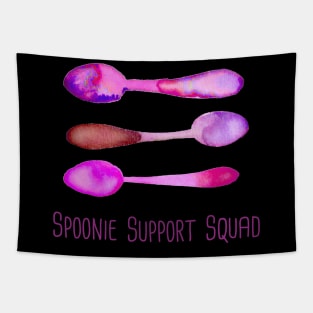 Spoonie Support Squad (Pink)! Tapestry