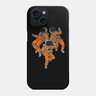 Funny Astronaut in Aktion Phone Case