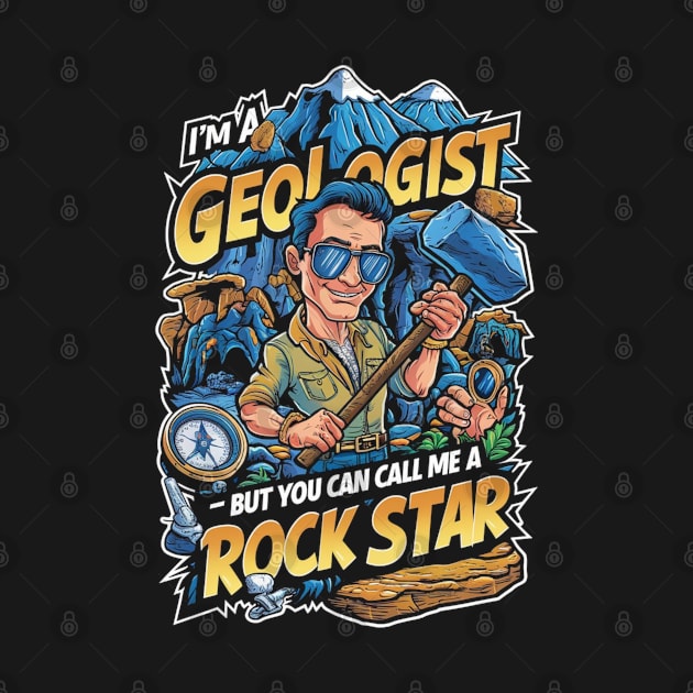 Call Me a Rock Star - Geologist by CrypticTees