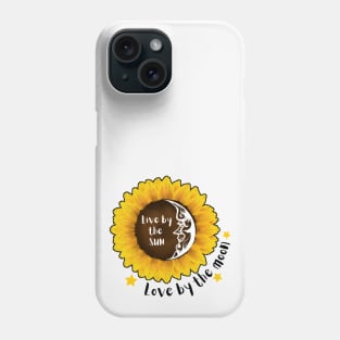 Live By the Sun Love By The Moon Phone Case