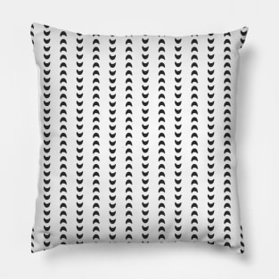 Abstract moon crescents vertical Pillow