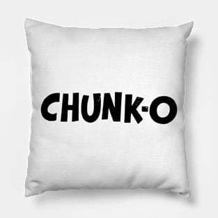 Chunk-o  in black Pillow