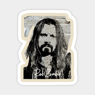 Rob Zombie 80s Vintage Old Poster Magnet