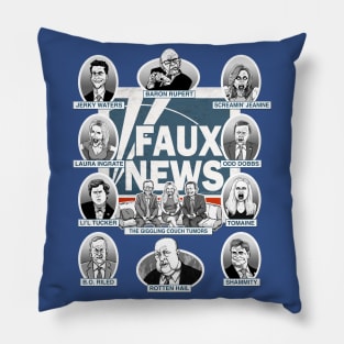 Faux News Pillow