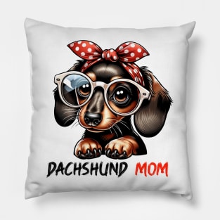 Dachshund Mom Pillow