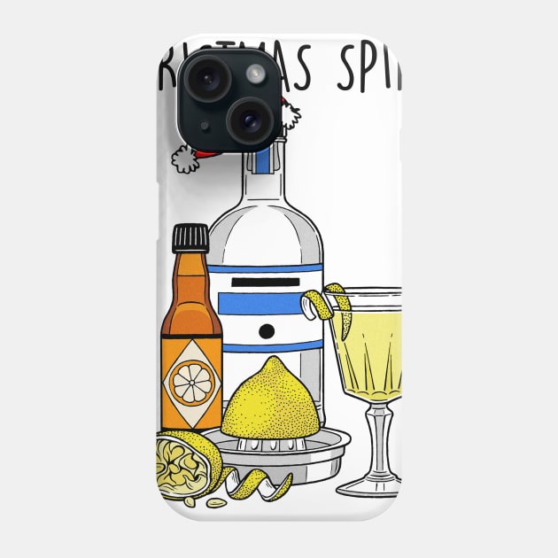 All The Christmas Spirit I Need Phone Case by fleeksheek